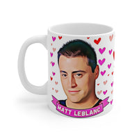 Matt LeBlanc Cute Mug. Stunning Oil Painting Design. Great Present For Joey Friends Fans! Handmade.