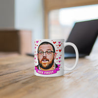 Nick Frost Cute Gift Mug. Stunning Oil Painting Design. Great Fan Present! Handmade Locally