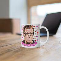 Richard Osman Gift Mug. Stunning Oil Painting Design. Great Fan Present! Handmade Locally