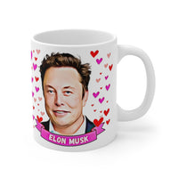 Elon Musk Cute Gift Mug. Stunning Oil Painting Design. Great Fan Present! Handmade Locally