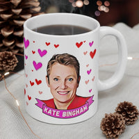 Kate Bingham Appreciation Society - Cute Fan Gift Mug. Vaccine Task Force Present. UK Designed & Handmade