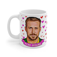 Ryan Goslin Cute Mug. Great Present For Fans! Handmade in England