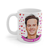 Andrew Scott Cute Gift Mug. Stunning Oil Painting Design. Great Fan Present! Handmade Locally!