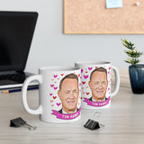 Tom Hanks Cute Gift Mug. Stunning Oil Painting Design. Great Fan Present! Handmade in England.