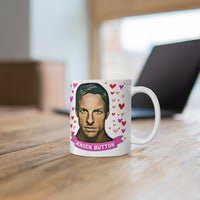 Jensen Button Cute Gift Mug. Stunning Oil Painting Design. Great Fan Present! Handmade Locally