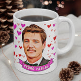 Pedro Pascal Cute Gift Mug. Stunning Oil Painting Design. Great Fan Present! Handmade Locally