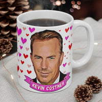 Kevin Coster Cute Gift Mug. Stunning Oil Painting Design. Great Present For Fans! Handmade