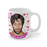 Simon Helberg Cute Gift Mug. Stunning Oil Painting Design. Great Fan Present! Handmade Locally