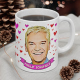 Phillip Schofield Cute Mug. Great Present For Fans! Handmade in England