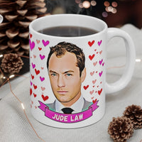 Jude Law Cute Gift Mug. Stunning Oil Painting Design. Great Fan Present! Handmade Locally