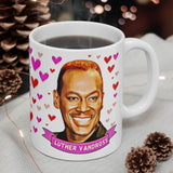 Luther Vandross Cute Gift Mug. Stunning Oil Painting Design. Great Fan Present! Handmade in USA