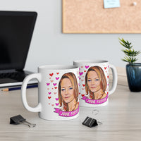 Jodie Foster Cute Gift Mug. Stunning Oil Painting Design. Great Fan Present! Handmade Locally