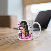 Amy Winehouse Cute Gift Mug. Stunning Oil Painting Design. Great Fan Present! Handmade Locally