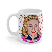 Madonna Cute Gift Mug. Stunning Oil Painting Design. Great Fan Present! Handmade Locally