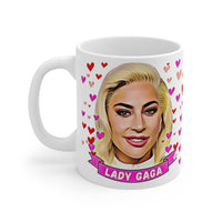 Lady Gaga Cute Gift Mug. Stunning Oil Painting Design. Great Fan Present! Handmade Locally