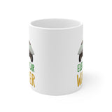 Cute, "Electric Car Wanker" Cheeky Gift Mug. For the man who loves his electric car! Handmade in England