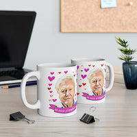 David Attenborough Appreciation Society Gift Mug. Present For Fans. Handmade in England