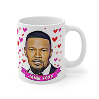 Jamie Foxx Cute Gift Mug. Stunning Oil Painting Design. Great Fan Present! Handmade in USA