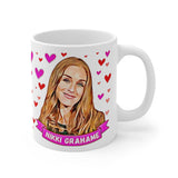 Nikki Grahame Commemorative Gift Fan Mug. Big Brother Fan Present. Handmade in England