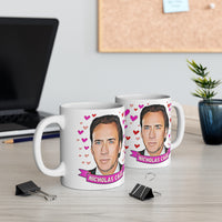 Nicholas Cage Cute Gift Mug. Stunning Oil Painting Design. Great Fan Present! Handmade