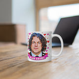 Alan Davies Cute Gift Mug. Stunning Oil Painting Design. Great Fan Present! Handmade Locally