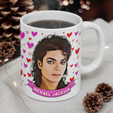 Michael Jackson Cute Gift Mug. Stunning Oil Painting Design. Great Fan Present! Handmade Locally