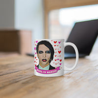 Marilyn Manson Cute Gift Mug. Stunning Oil Painting Design. Great Fan Present! Handmade Locally