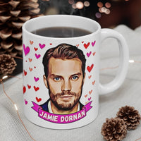 Jamie Dornan  Cute Gift Mug. Stunning Oil Painting Design. Great Fan Present! Handmade