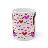 Elton Musk Cute Gift Mug. Stunning Oil Painting Design. Great Fan Present! Handmade Locally