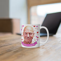 Patrick Stewart Cute Gift Mug. Stunning Oil Painting Design. Great Fan Present! Handmade Locally