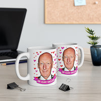 Sir Clive Sinclair Commemorative Gift Fan Mug. Stunning Oil Painting Design. Handmade locally!