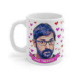 Louis Theroux Cute Mug. Great Present For Fans! Handmade in England