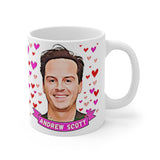 Andrew Scott Cute Gift Mug. Stunning Oil Painting Design. Great Fan Present! Handmade Locally!