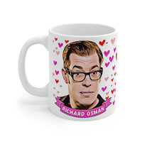 Richard Osman Gift Mug. Stunning Oil Painting Design. Great Fan Present! Handmade Locally