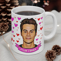 Dylan O'Brien  Cute Gift Mug. Stunning Oil Painting Design. Great Fan Present! Handmade