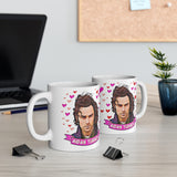 Aidan Turner Poldark Cute Gift Mug. Stunning Oil Painting Design. Great Fan Present! Handmade