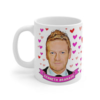 Kenneth Branagh Cute Mug. Stunning Oil Painting Design. Great Present For Fans! Handmade in England