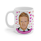 Kenneth Branagh Cute Mug. Stunning Oil Painting Design. Great Present For Fans! Handmade in England