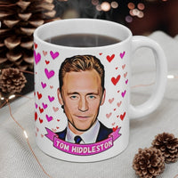 Tom Hiddleston Cute Gift Mug. Stunning Oil Painting Design. Great Fan Present! Handmade Locally