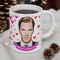 Benedict Cumberbatch Cute Gift Mug. Stunning Oil Painting Design. Great Fan Present! Handmade Locally