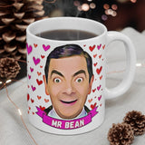 Mr Bean Rowan Atkinson Cute Gift Mug. Stunning Oil Painting Design. Great Fan Present! Handmade Locally