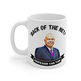 Professor Jonathan Van Tam "Back of the NET!" JVT Gift Fan Mug. Handmade in England