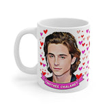 Timothée Chalamet Cute Mug. Great Present For Dune Fans! Handmade Locally!