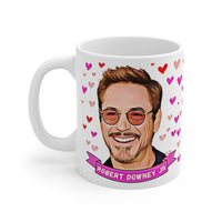 Robert Downey Jr Cute Gift Mug. Stunning Oil Painting Design. Great Fan Present! Handmade in USA