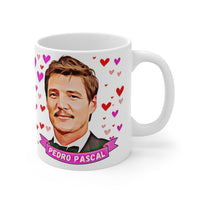 Pedro Pascal Cute Gift Mug. Stunning Oil Painting Design. Great Fan Present! Handmade Locally