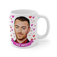 Sam Smith Cute Gift Mug. Stunning Oil Painting Design. Great Fan Present! Handmade Locally