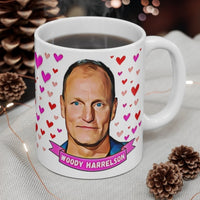 Woody Harrelson  Cute Gift Mug. Stunning Oil Painting Design. Great Fan Present! Handmade Locally!