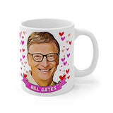 Bill Gates Cute Gift Mug. Stunning Oil Painting Design. Great Fan Present! Handmade Locally