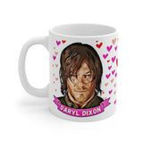 Daryl Dixon Walking Dead Cute Gift Mug. Stunning Oil Painting Design. Great Fan Present! Handmade