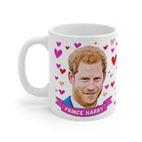 Prince Harry Appreciation Society Gift Fan Mug. Royal Family Present. Handmade in England